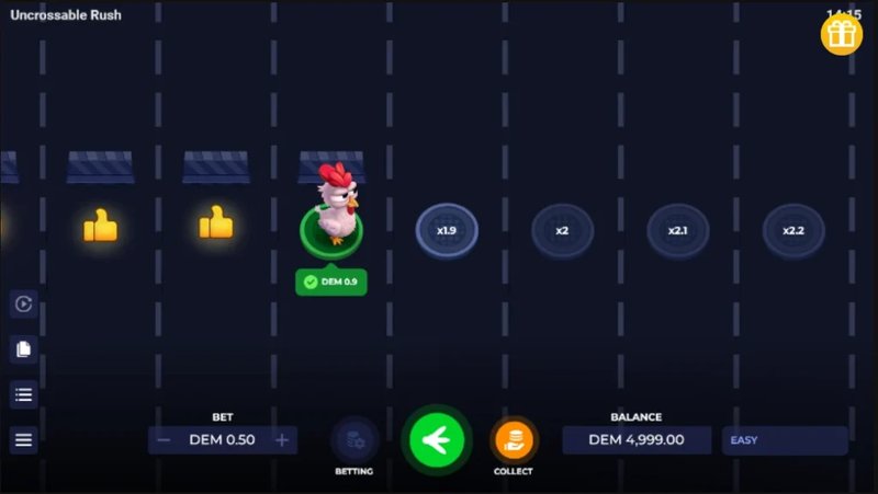 La Experiencia de Jugar al Video Juego Uncrossable Rush en Chile - overview